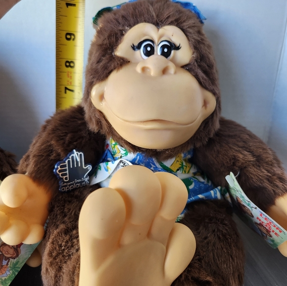 Vintage 1989 Applause Leon & Rosie Vinyl Face Chimpanzees NWT - Picture 13 of 17